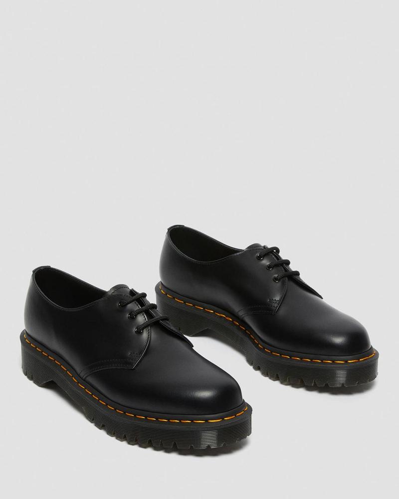 Dr Martens 1461 Bex Smooth Læder Oxford Sko Dame Sort | DK 343ILH